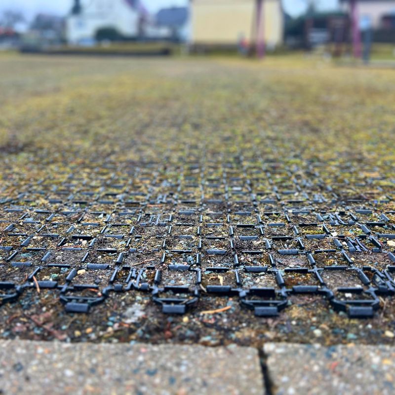 Versiegelungsfreie Parkplatzbefestigung mit TERRA-GRID E®35